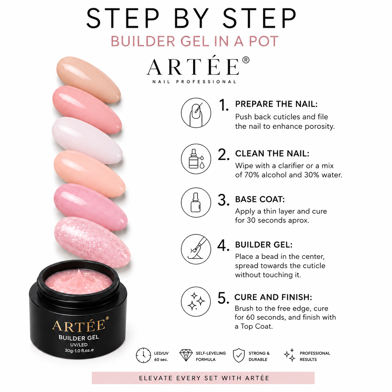 ARTÉE Builder Gel - Berry Burst