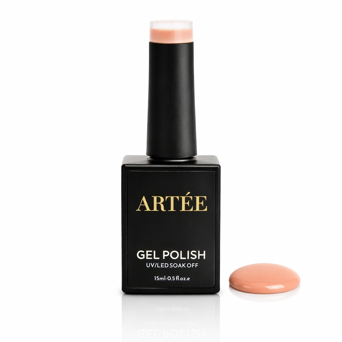 ARTÉE Gel Polish - Glitter - Soft Peach Sparkle