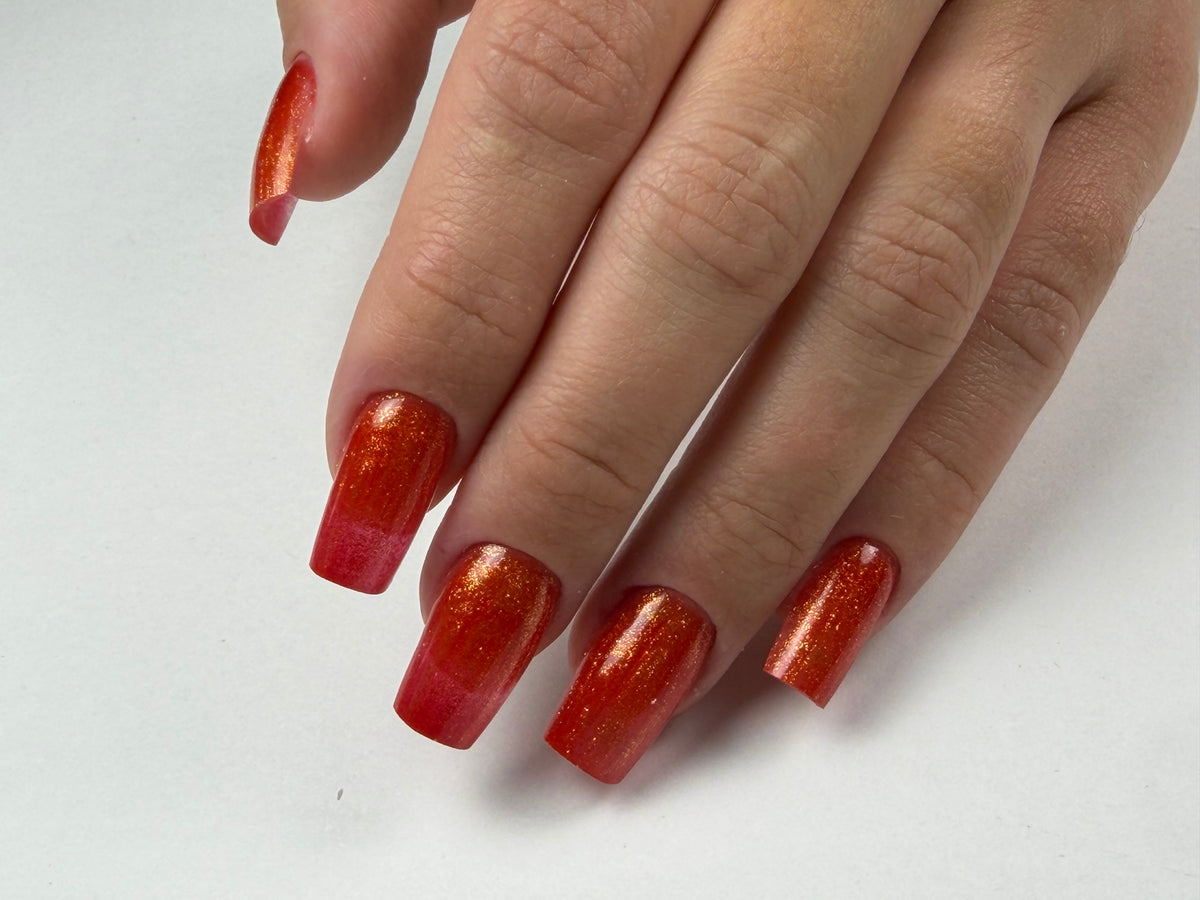 ARTÉE Builder Gel - Copper Glitter-Medium Viscosity for Nails Extensions & Overlays