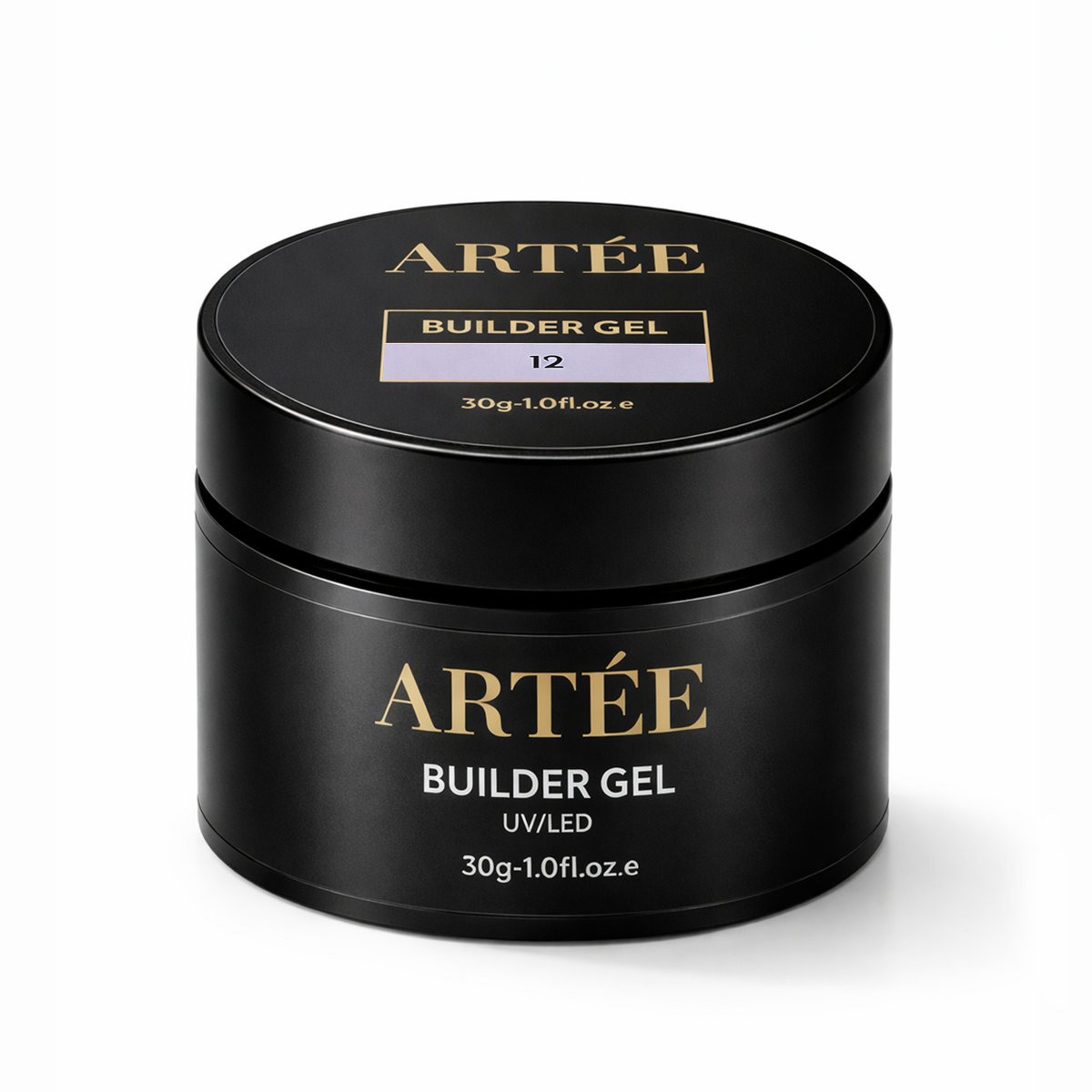 ARTÉE Builder Gel - Lavender Sparkle-Medium Viscosity for Nails Extensions & Overlays