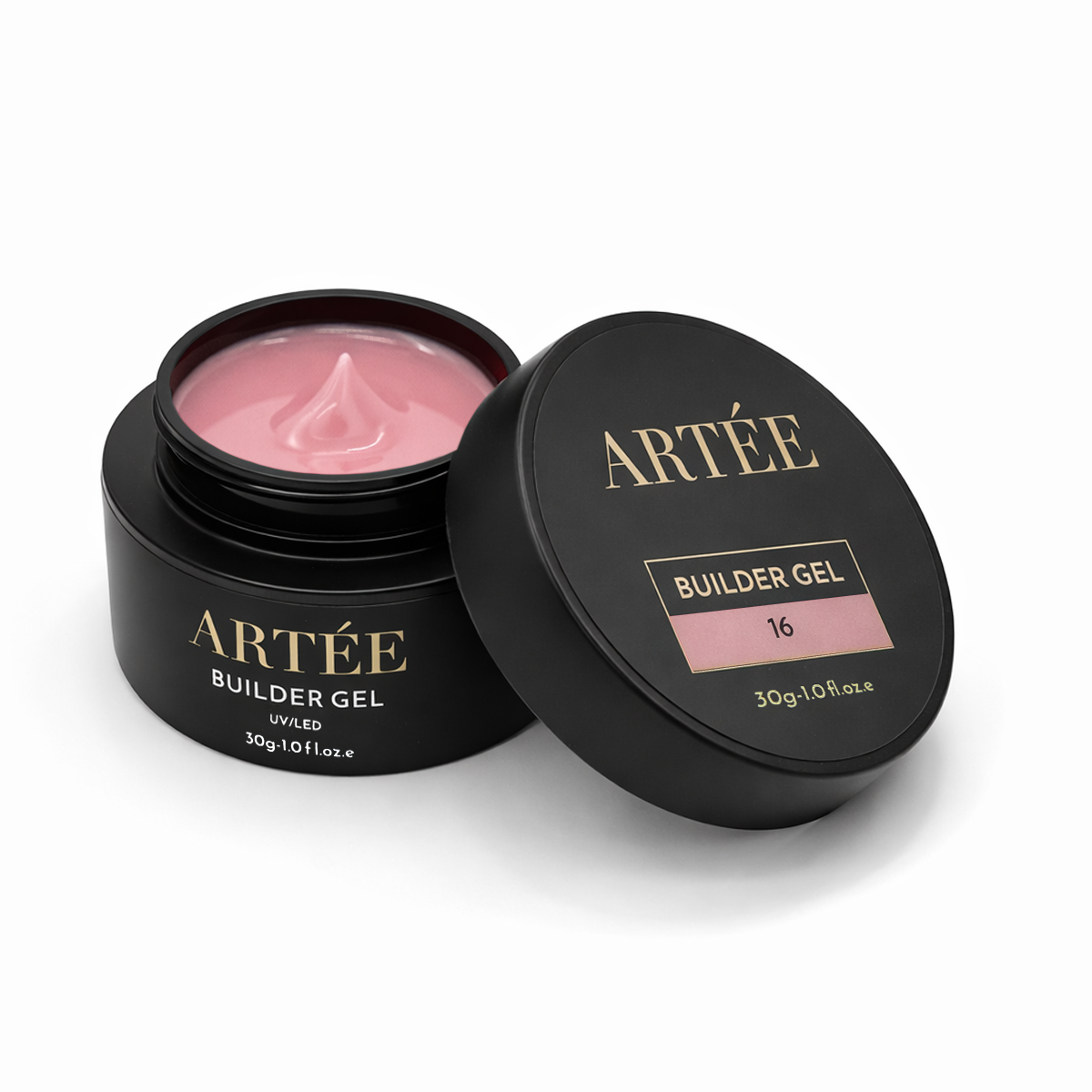 ARTÉE Builder Gel - Bubblegum Pink-Medium Viscosity for Nail Extensions & Overlay