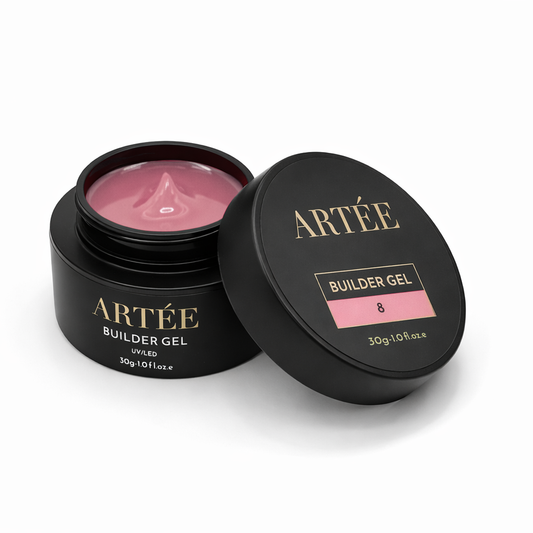 ARTEE Builder Gel-Rosy Cheeks-Medium Viscosity for Nails Extensions & Overlays