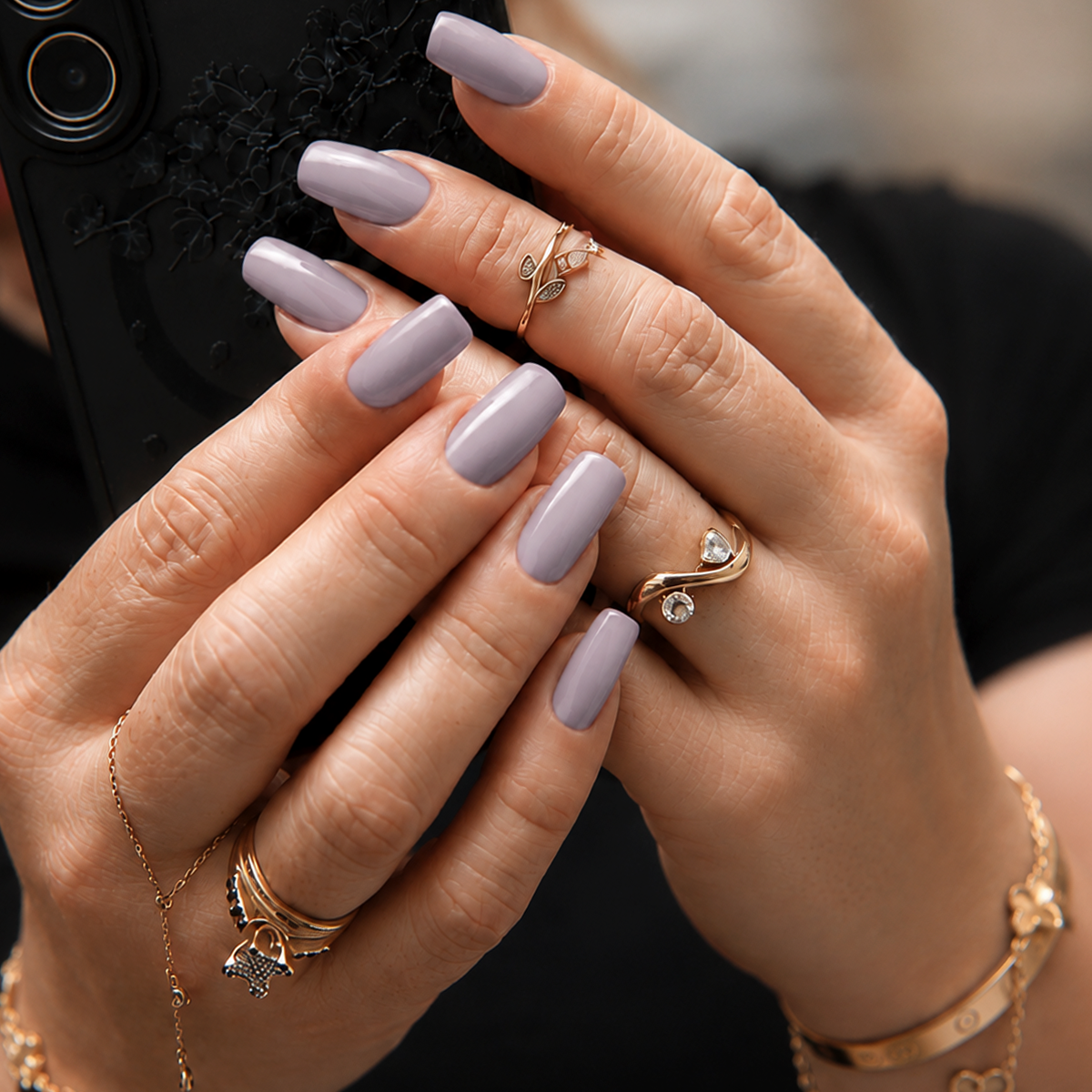 ARTÉE Builder Gel - Lilac Glitter-Medium Viscosity for Nail Extensions & Overlay